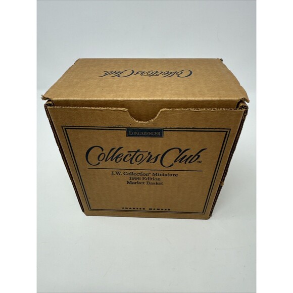 Longaberger CC 1996 JW Miniature Market Basket Combo MANY FAMILY SIGNATURES New - Picture 15 of 15